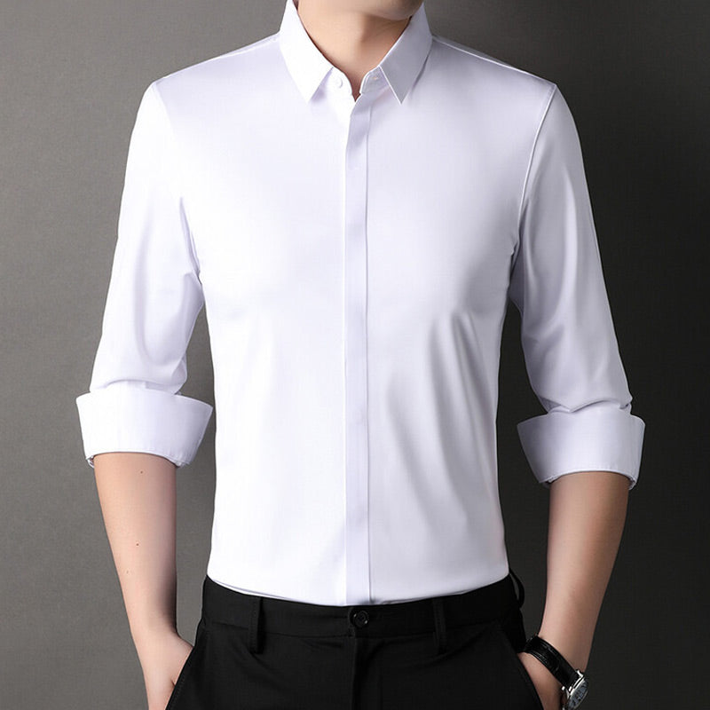 Wrinkle men's stretch shirt – Avinos Milano