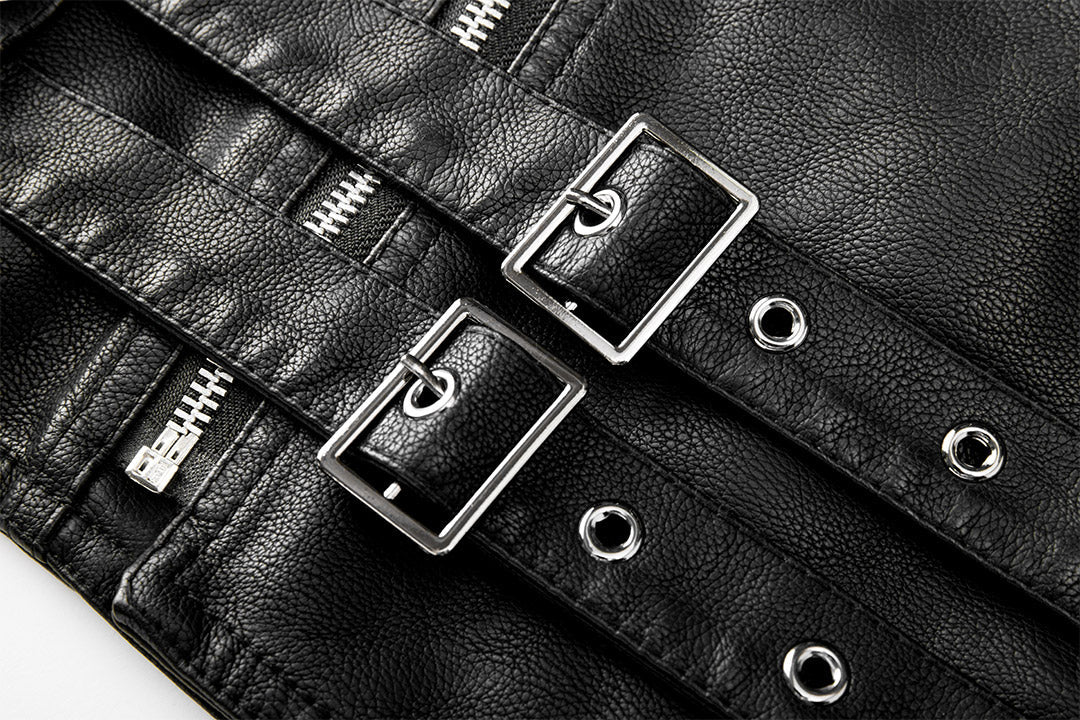 Men's leather jacket, view 4