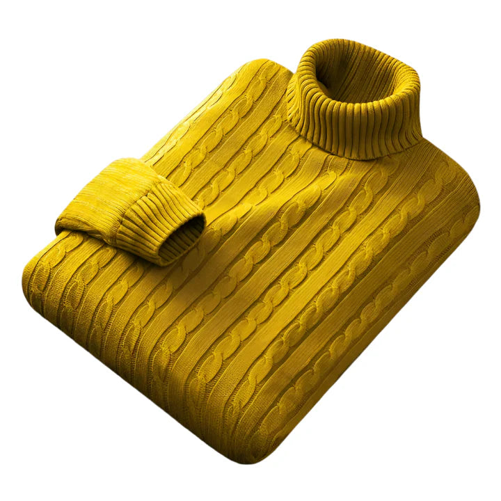 Saverio men's turtleneck sweater, alternate view