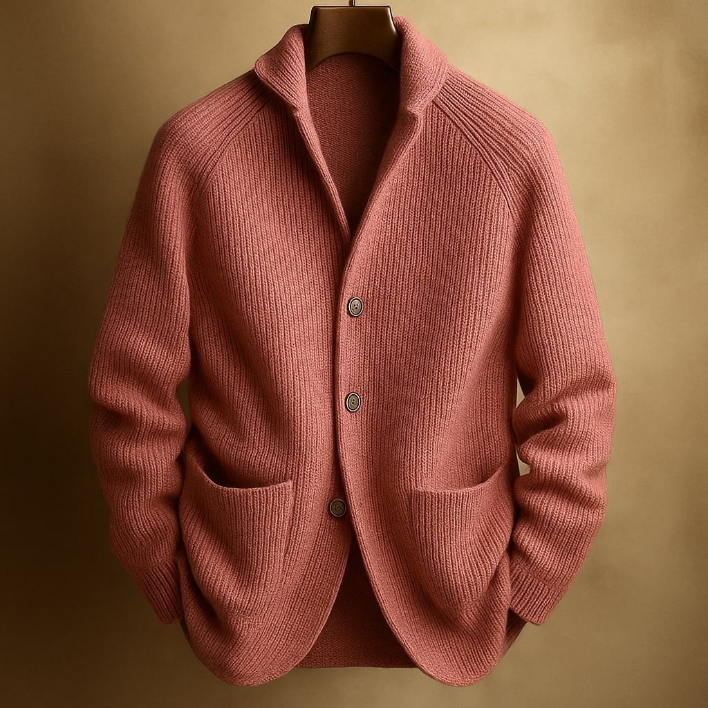 Men's elegant knitted cardigan – Avinos Milano