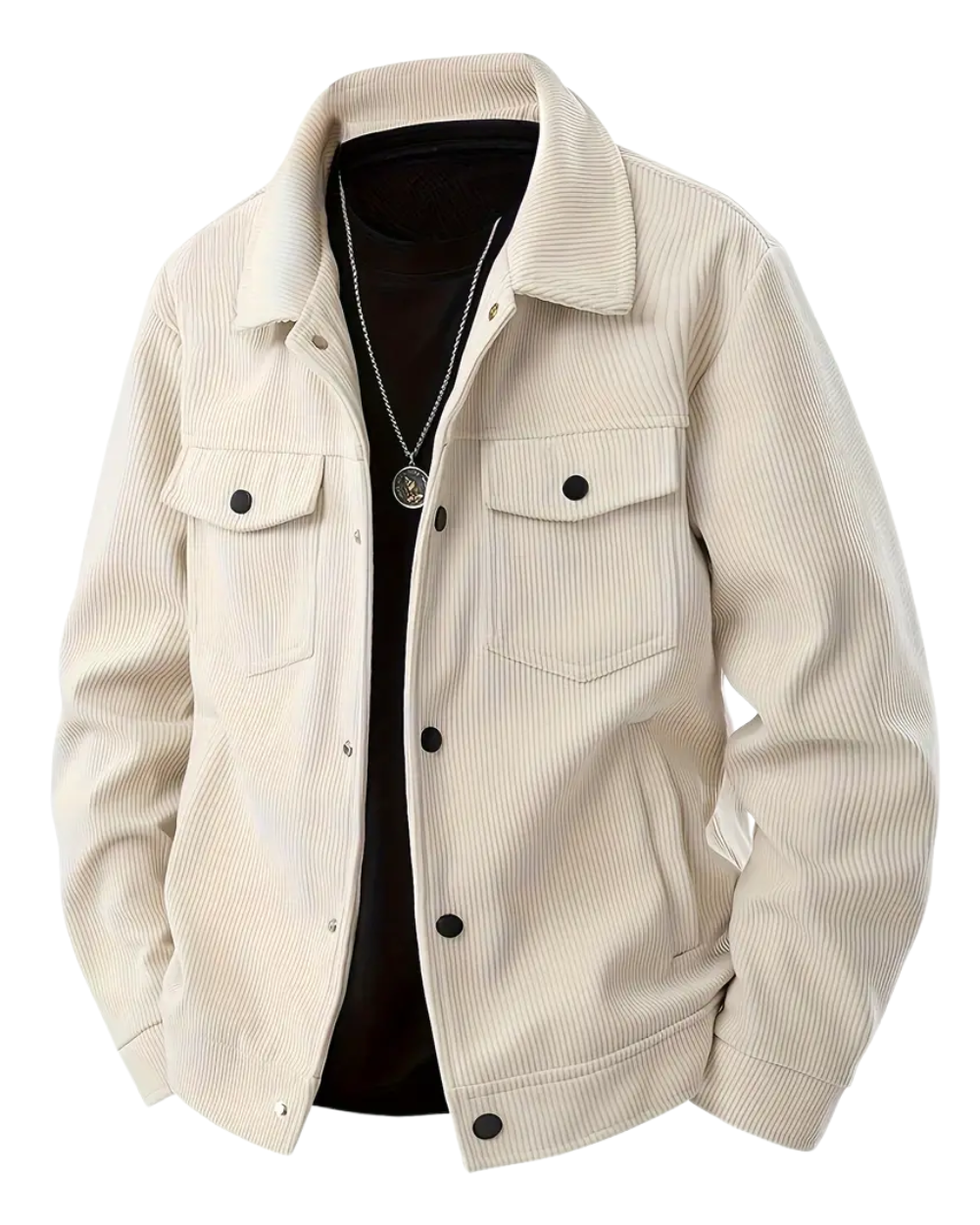 Carlo men's elegant corduroy jacket, alternate view