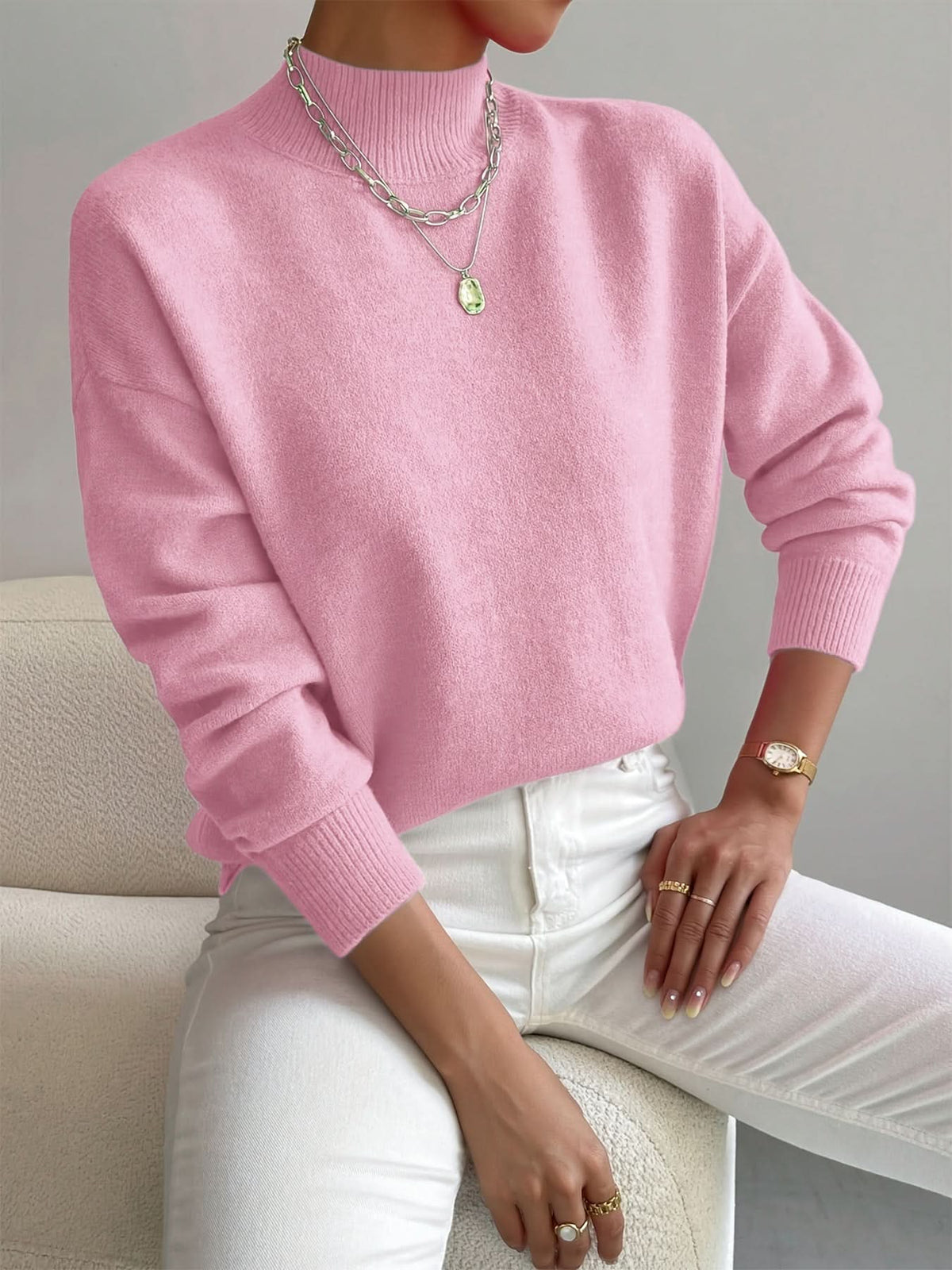 Seraphine Cozy Roll Neck Sweater – women's sweaters, view 3