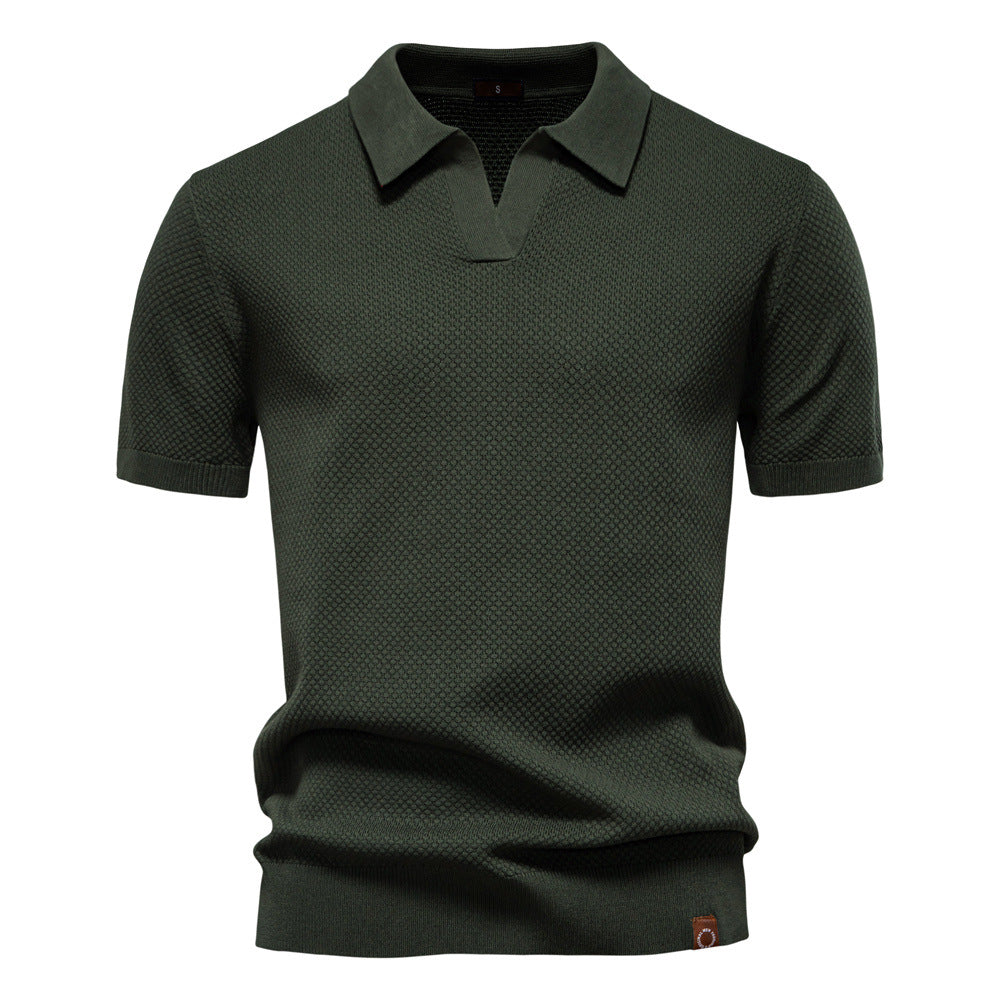 Sergio men's elegant polo shirt, view 4