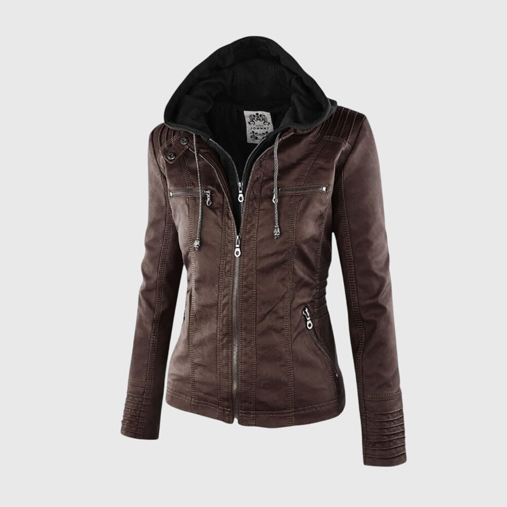 Kendra The Stylish and Unique Leather Jacket – women's jackets, view 3
