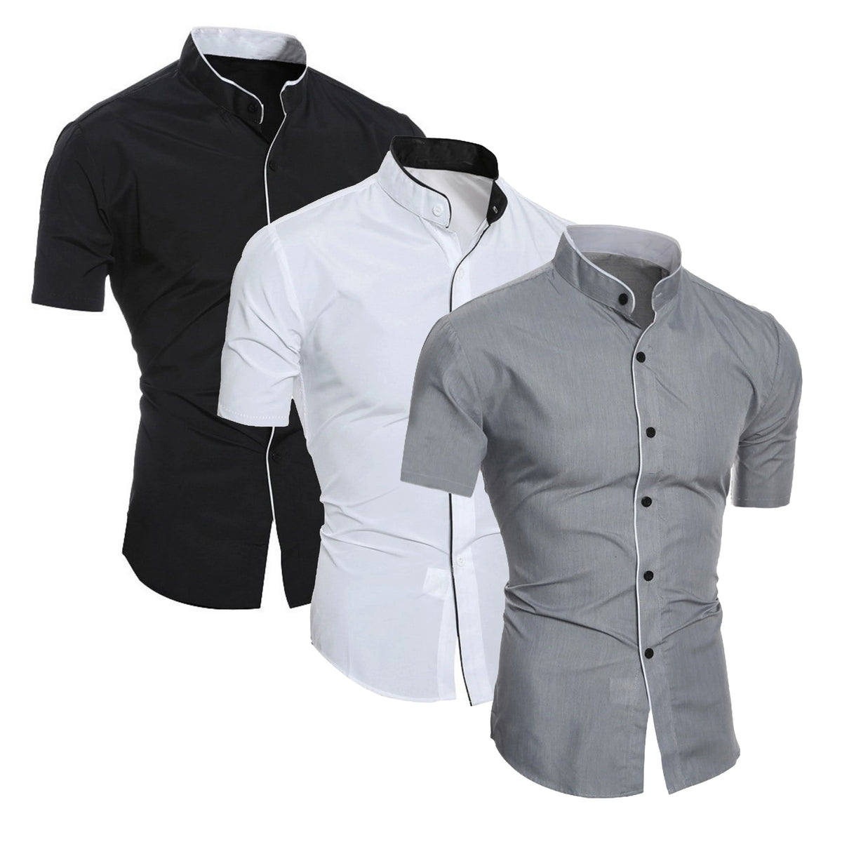 Men's cotton shirt, alternate view