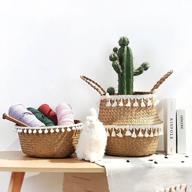 Sicilia baskets on a shelf