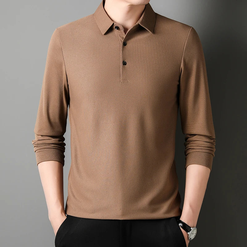 Men's elegant polo shirt, alternate view