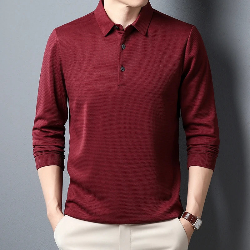 Men's elegant polo shirt, additional view
