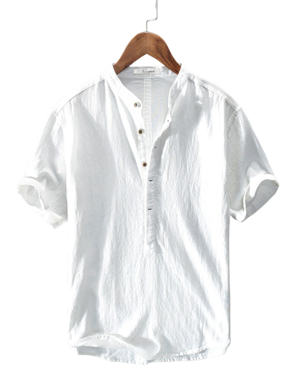 Singapore men's linen shirt, view 5
