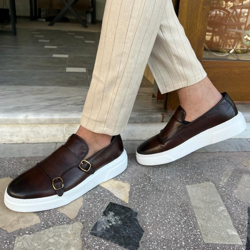 Men's leather loafers, additional view
