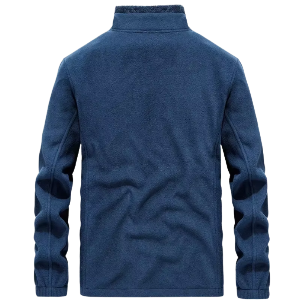 Softshell men's fleece jacket, alternate view