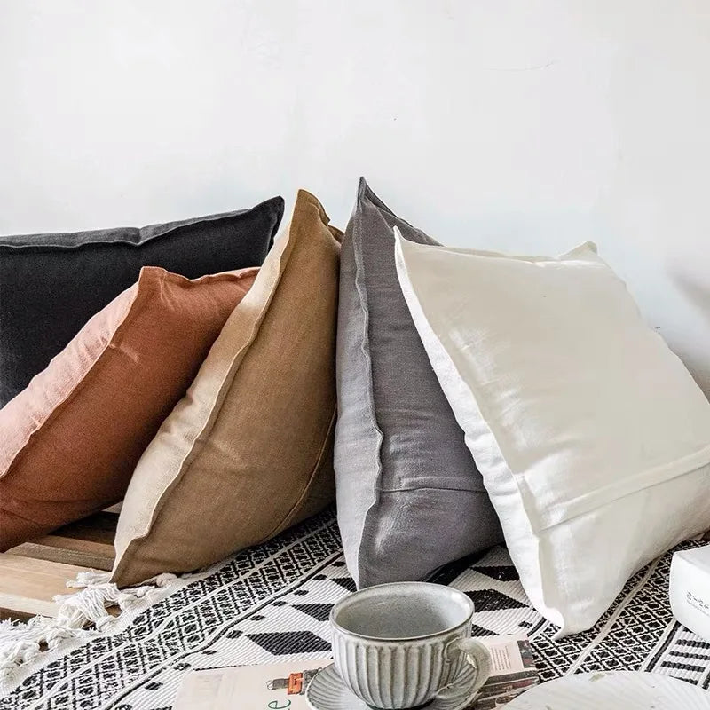 Sorrento cushions on a sofa