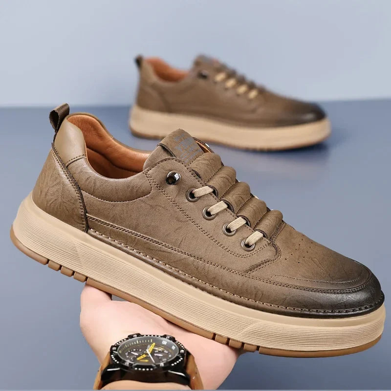 Matteo men's elegant leather shoes, additional view