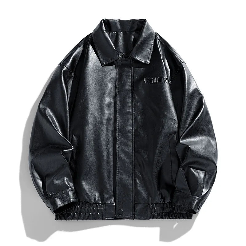 Motorcycle men's leather jacket – Avinos Milano