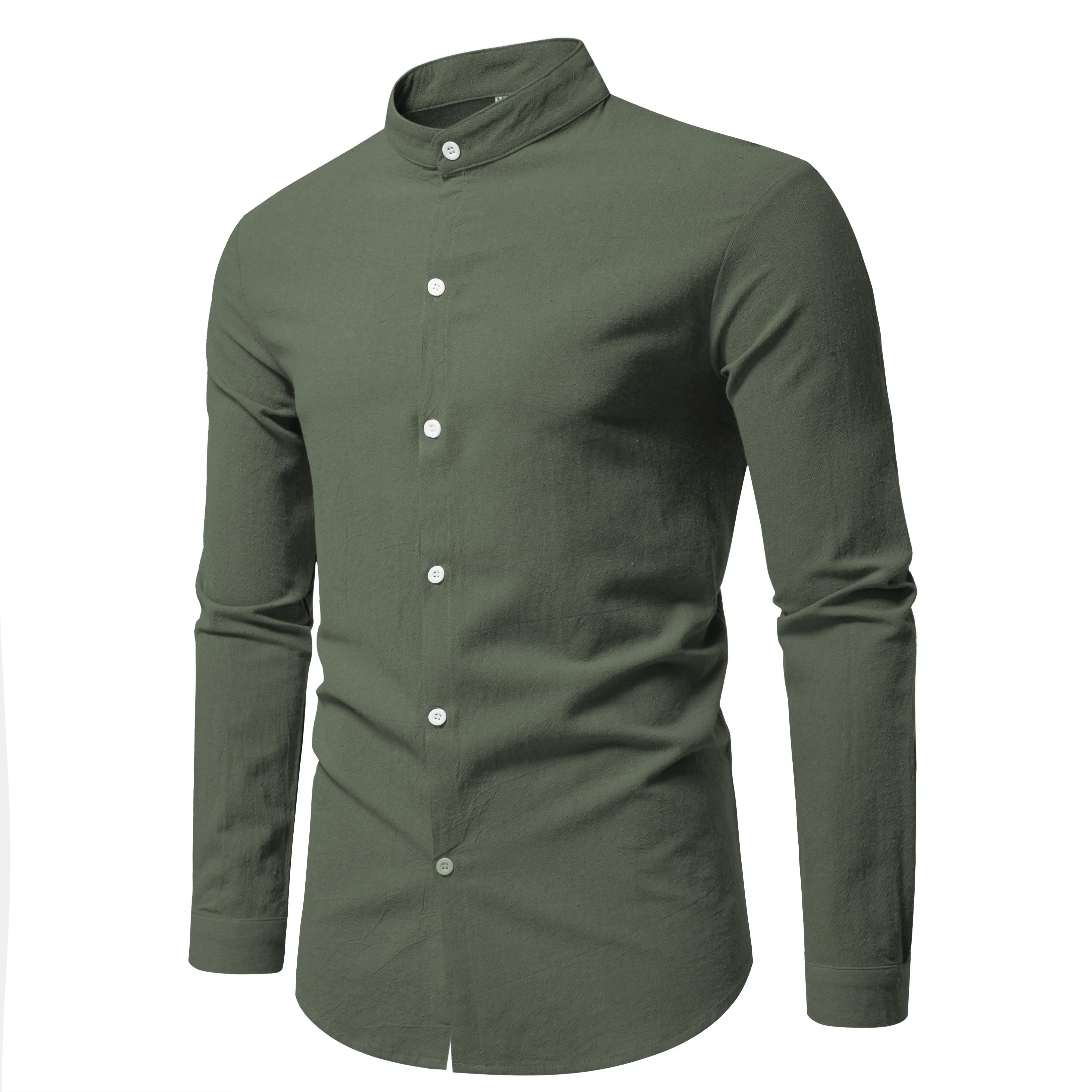 Stand men's cotton shirt – Avinos Milano