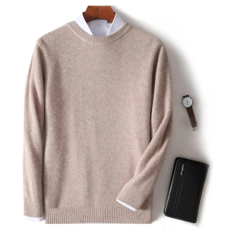 Stefano men's elegant cashmere sweater, alternate view