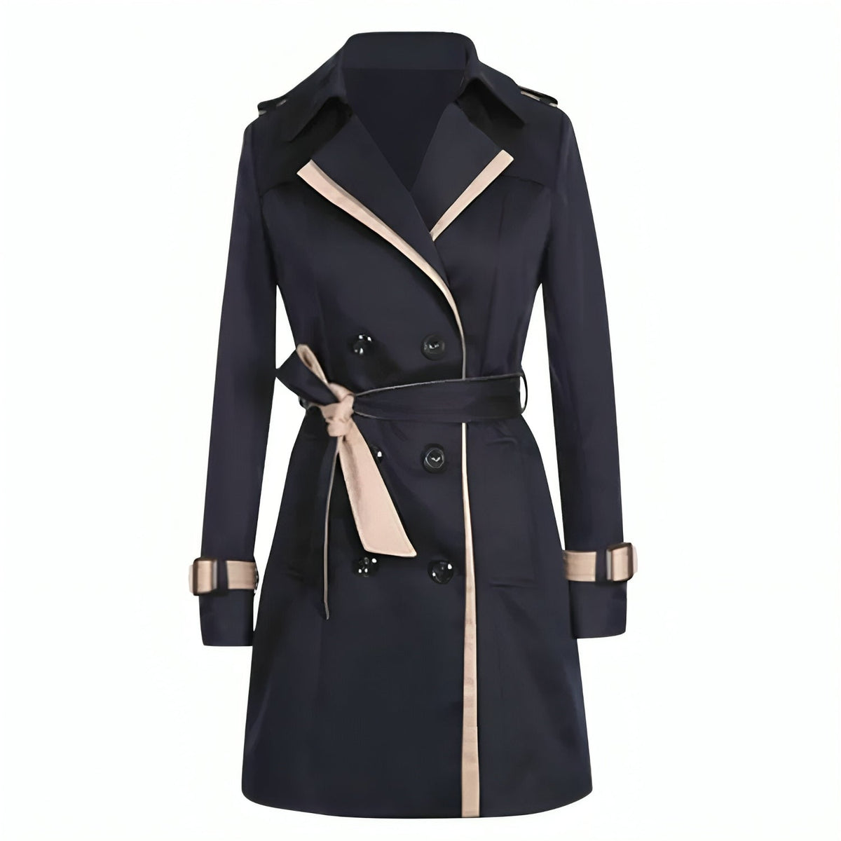 Women's elegant trench coat, alternate view
