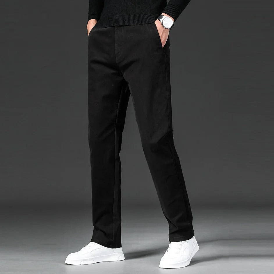 Straight men's cotton pants – Avinos Milano