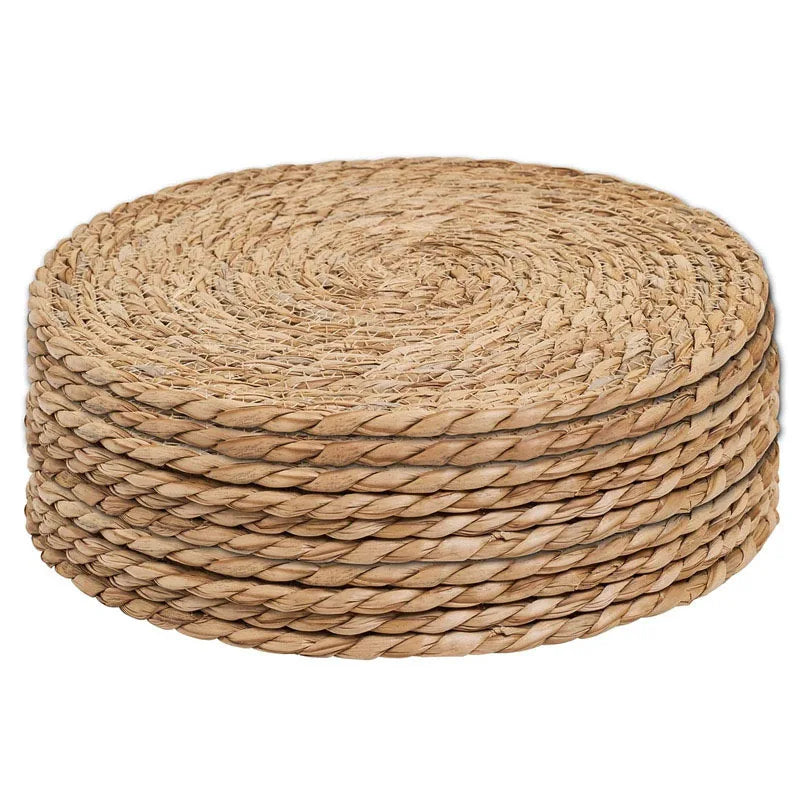 Stromboli woven placemats stacked