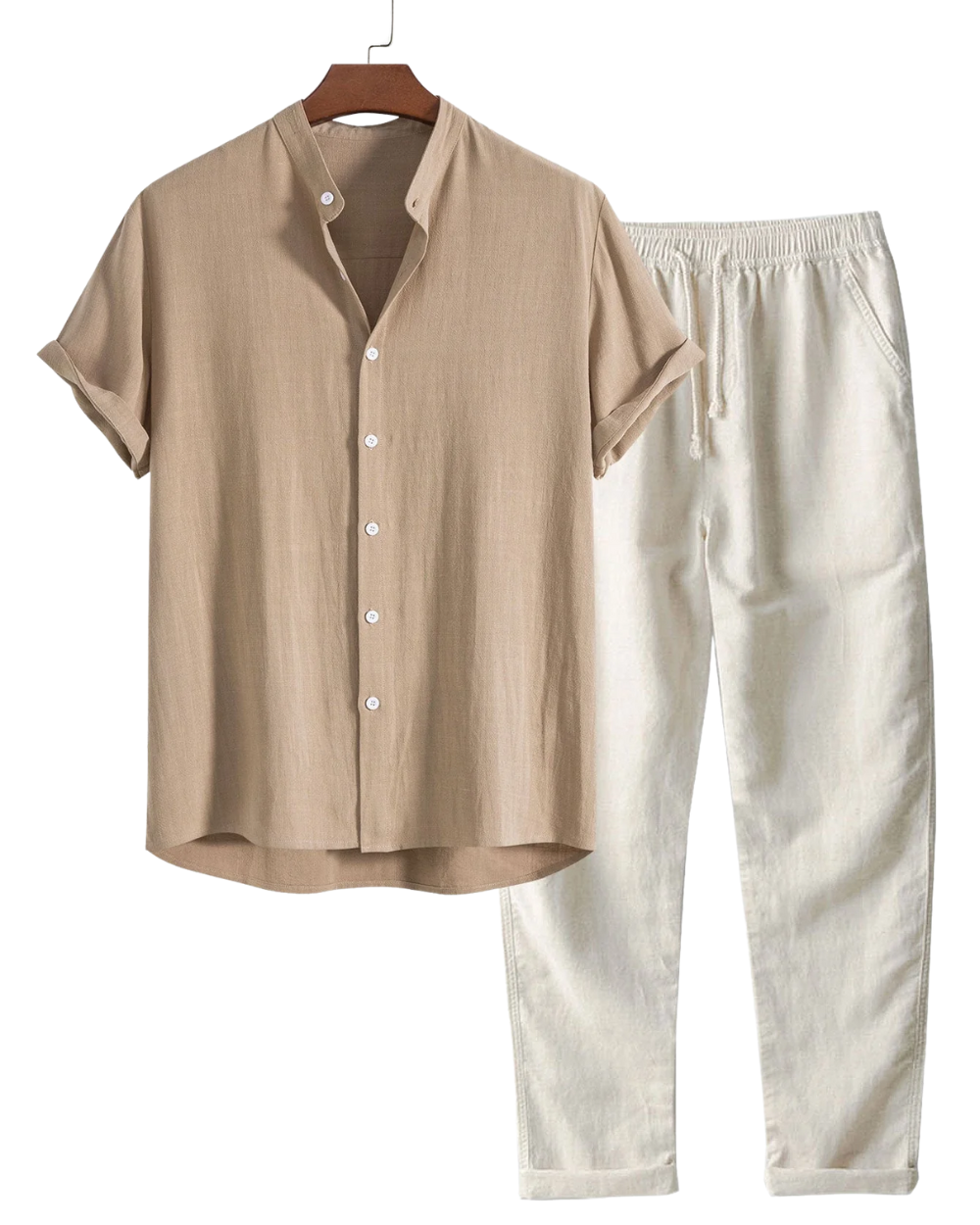 Sydney men's linen two-piece set – Avinos Milano