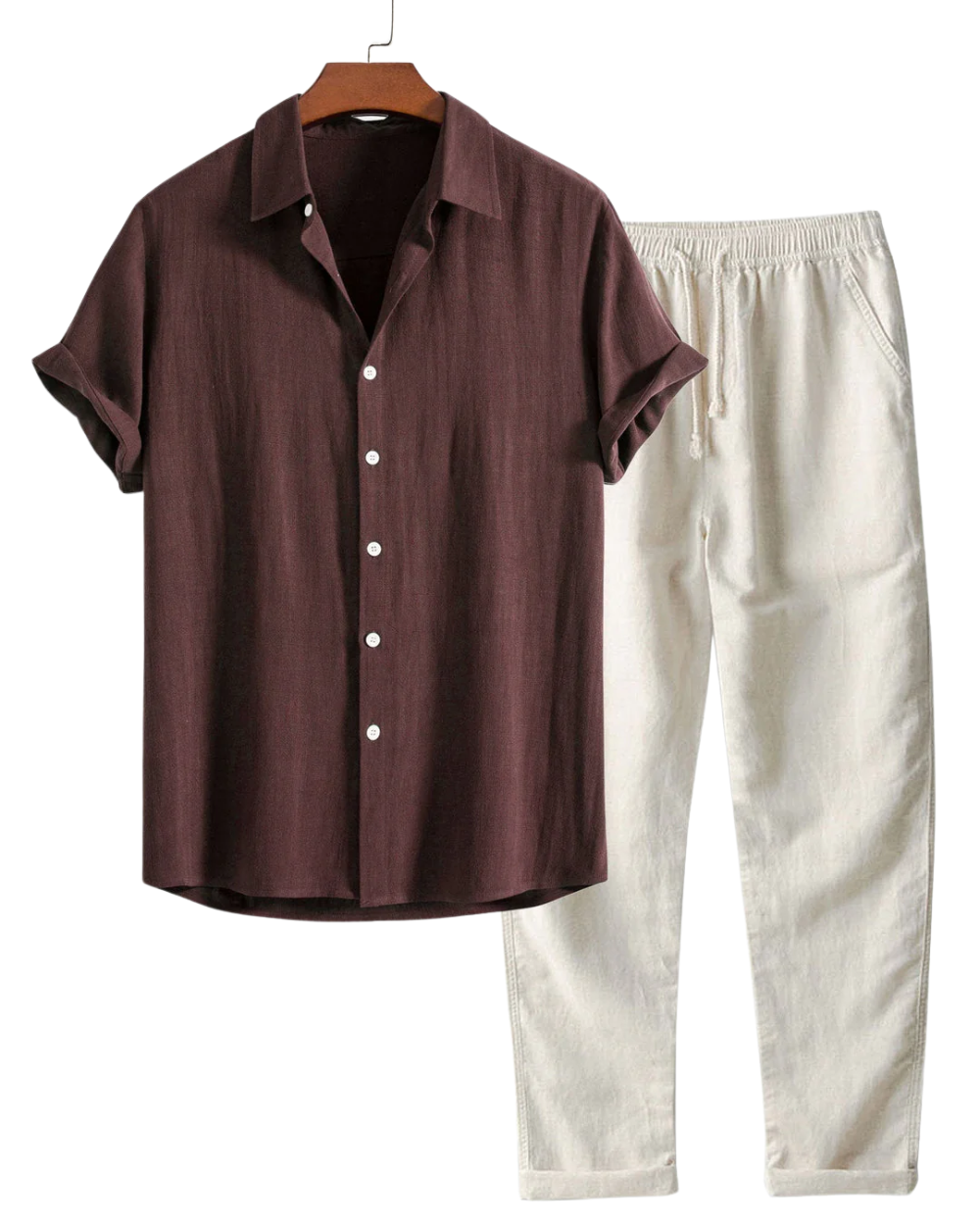 Sydney men's linen two-piece set, view 11