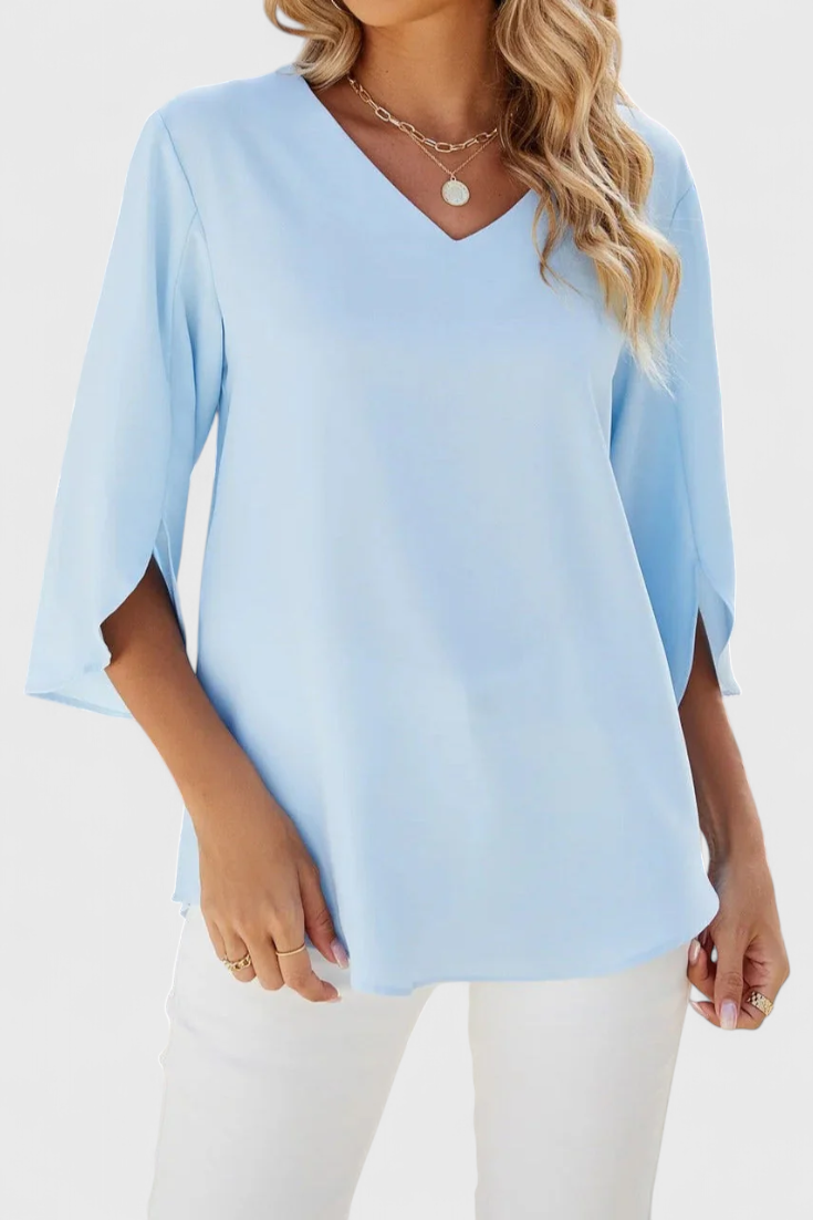 Tabitha Lightweight Flared Blouse for Ultimate Comfort – women's shirts