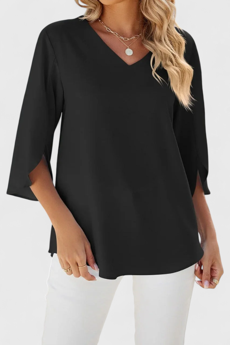 Tabitha Lightweight Flared Blouse for Ultimate Comfort – women's shirts, view 3