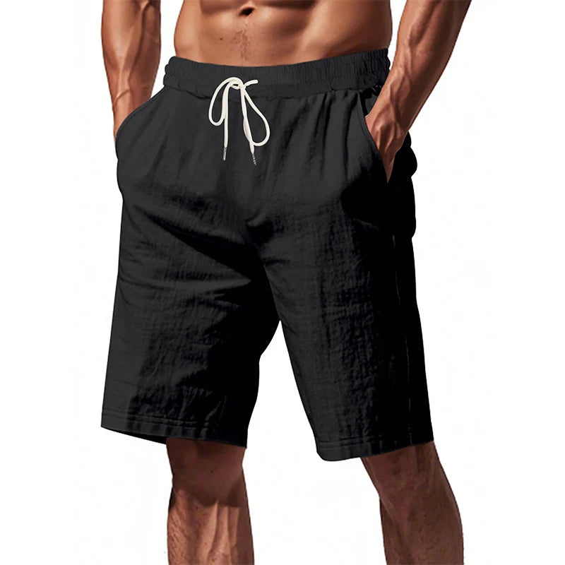 Men's elegant summer shorts, alternate view