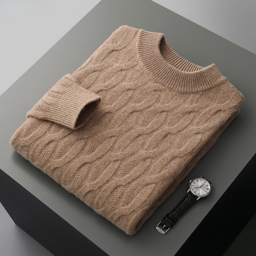 Marcello men's elegant cashmere sweater, additional view
