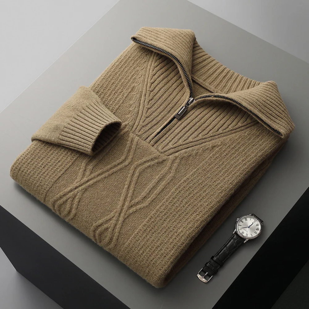 Taranto men's wool sweater, alternate view