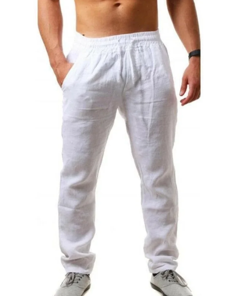 Cristian men's breathable linen pants – Avinos Milano