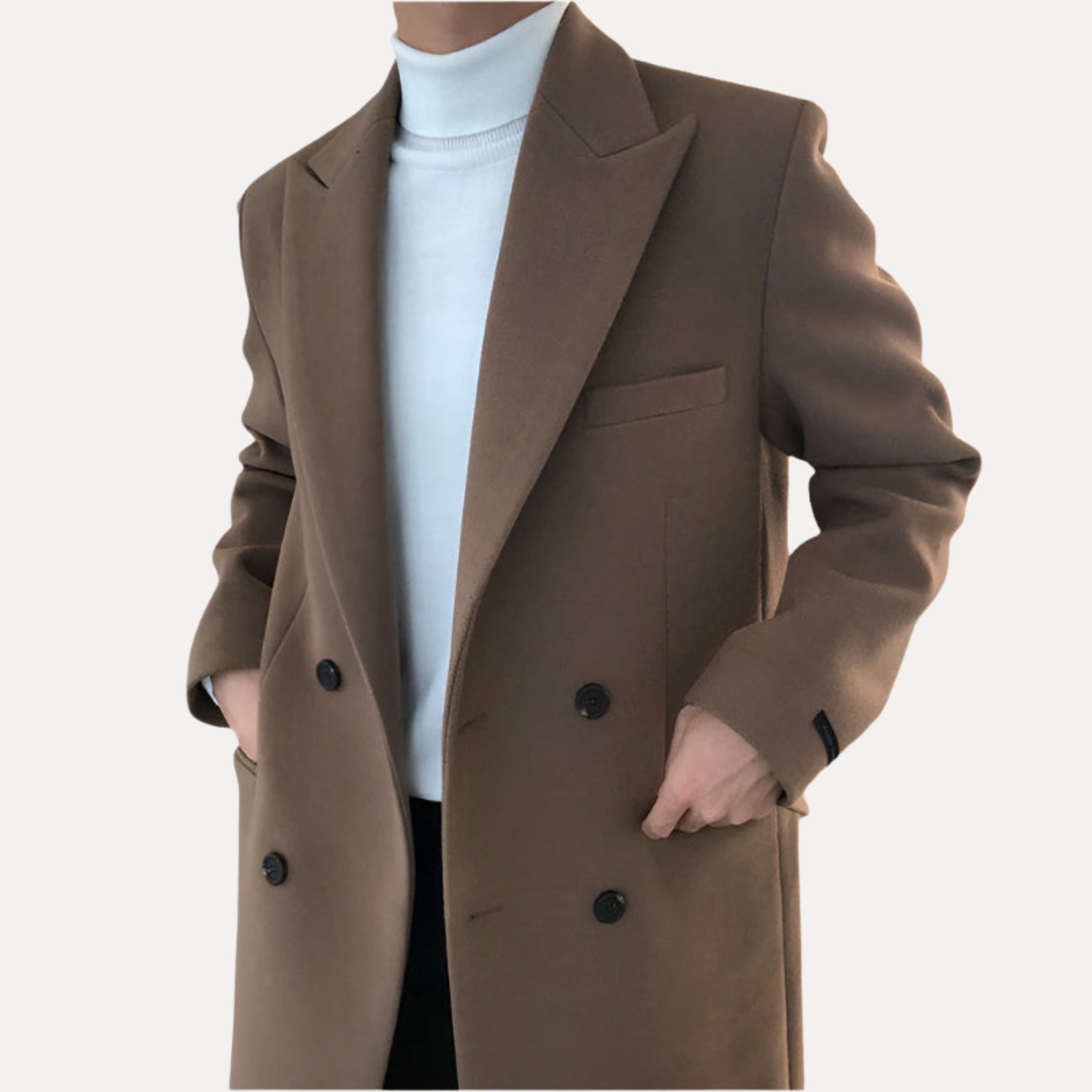 Double men's elegant coat – Avinos Milano