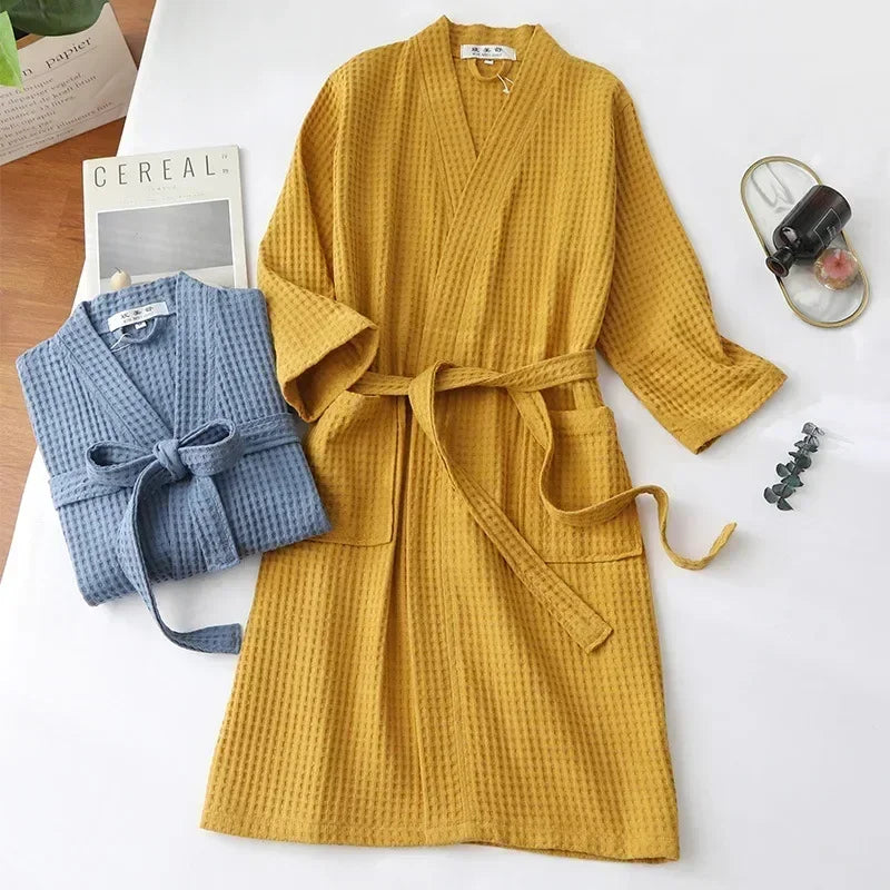 Terme robe in yellow