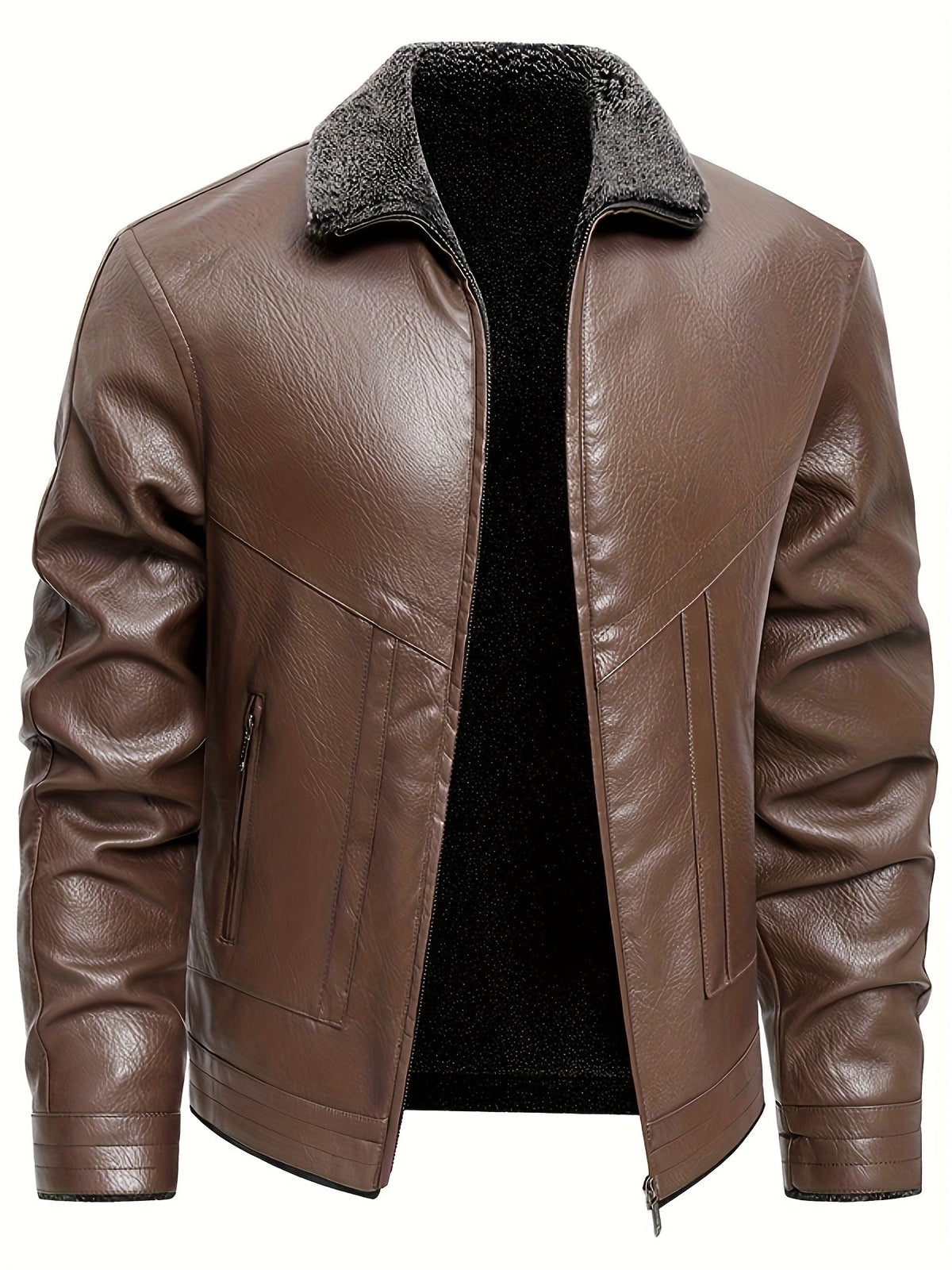 Men's elegant fleece jacket, alternate view