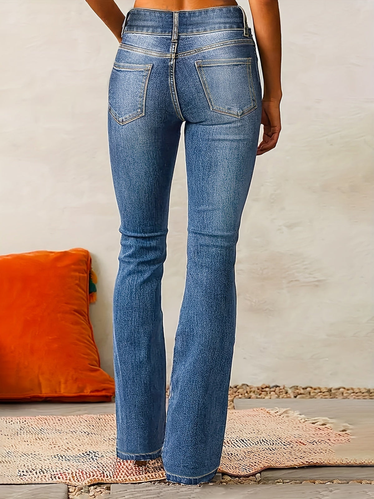 Tierra women's high-waisted jeans, view 4