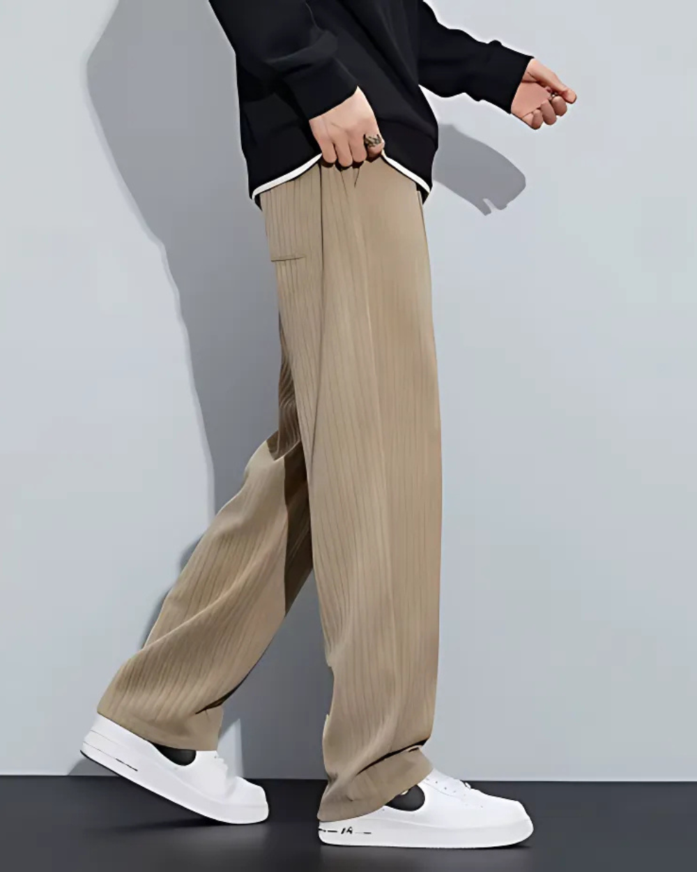 Naples men's corduroy pants, view 4