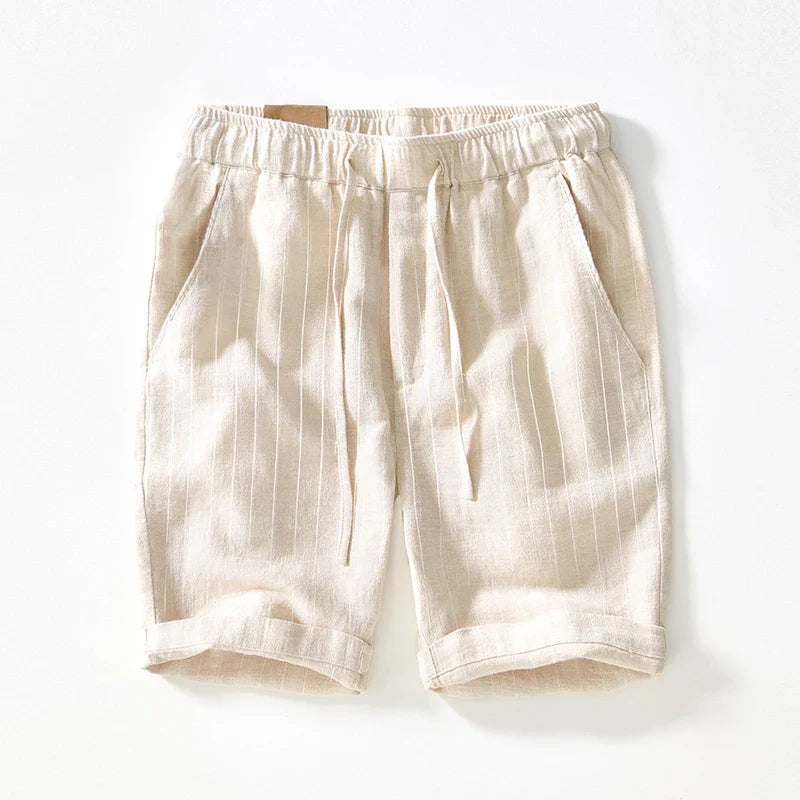 Men's elegant cotton shorts, view 4