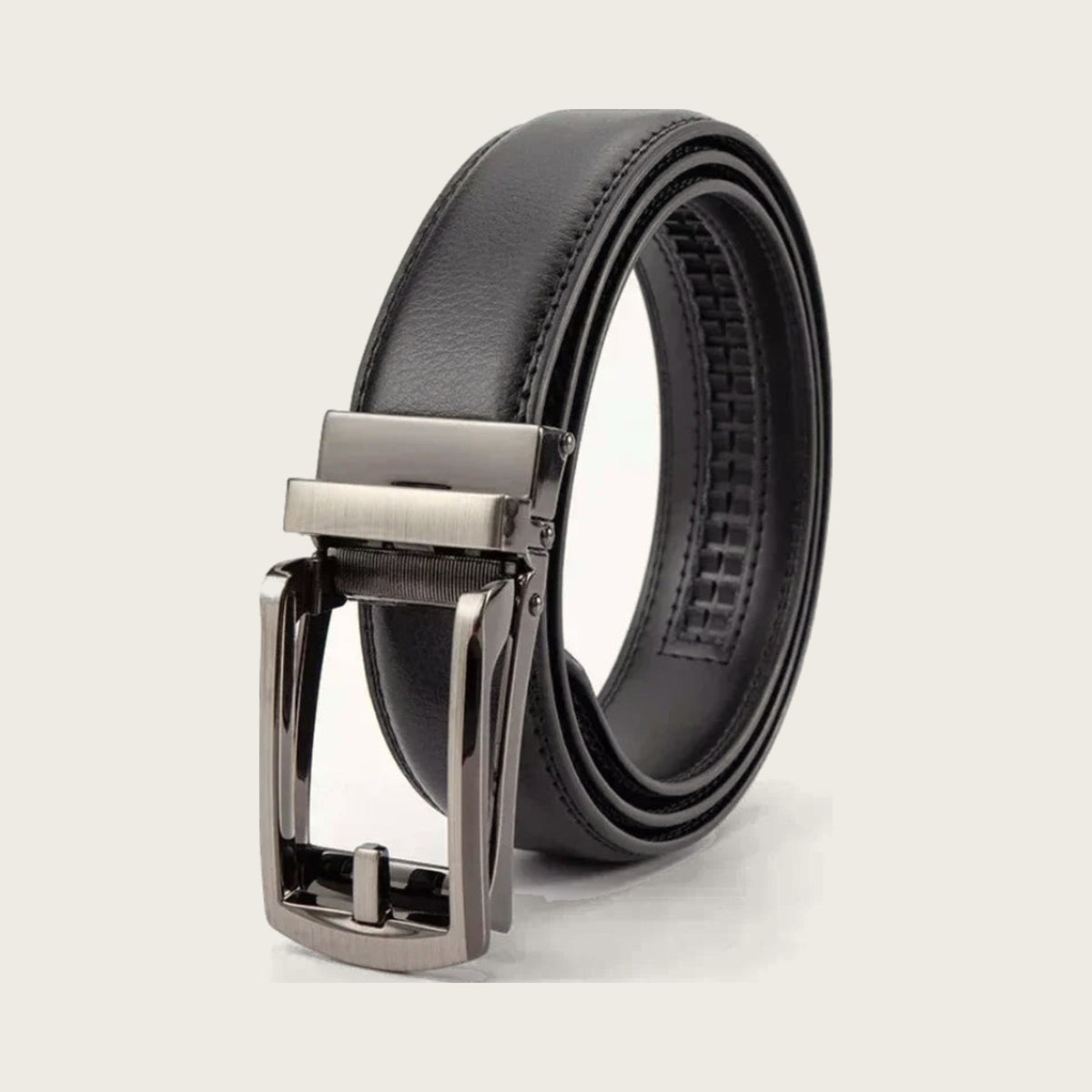 Tommaso Men's Ratchet Click Belt in Black
