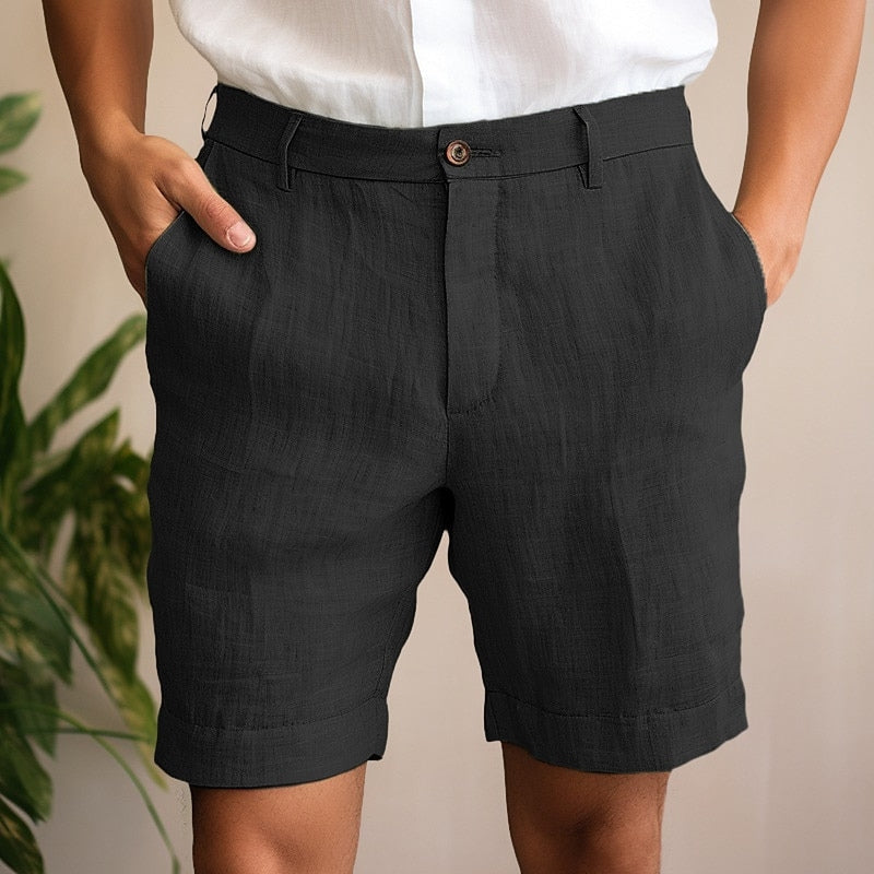Federico men's elegant linen shorts – Avinos Milano