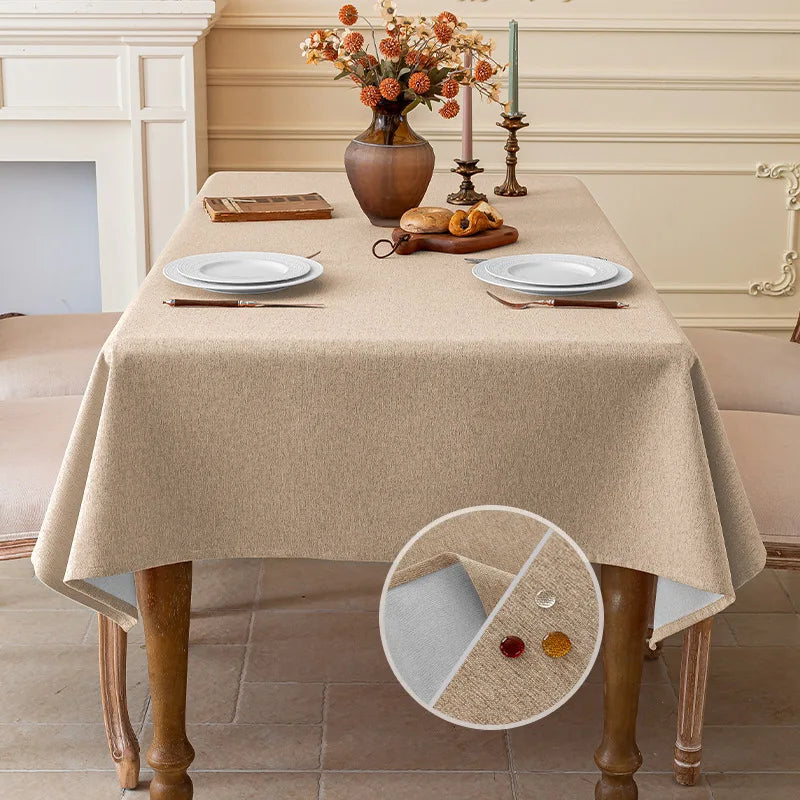Toscana tablecloth in Khaki