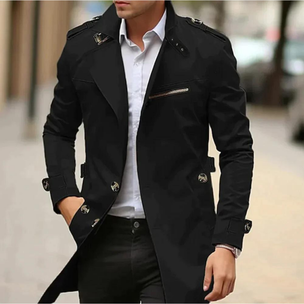 Trenchcoat men's elegant jacket – Avinos Milano