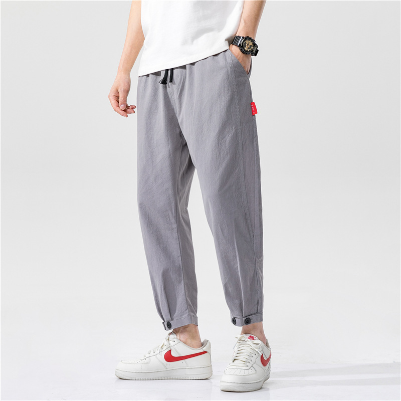Massimo men's elegant linen pants, alternate view