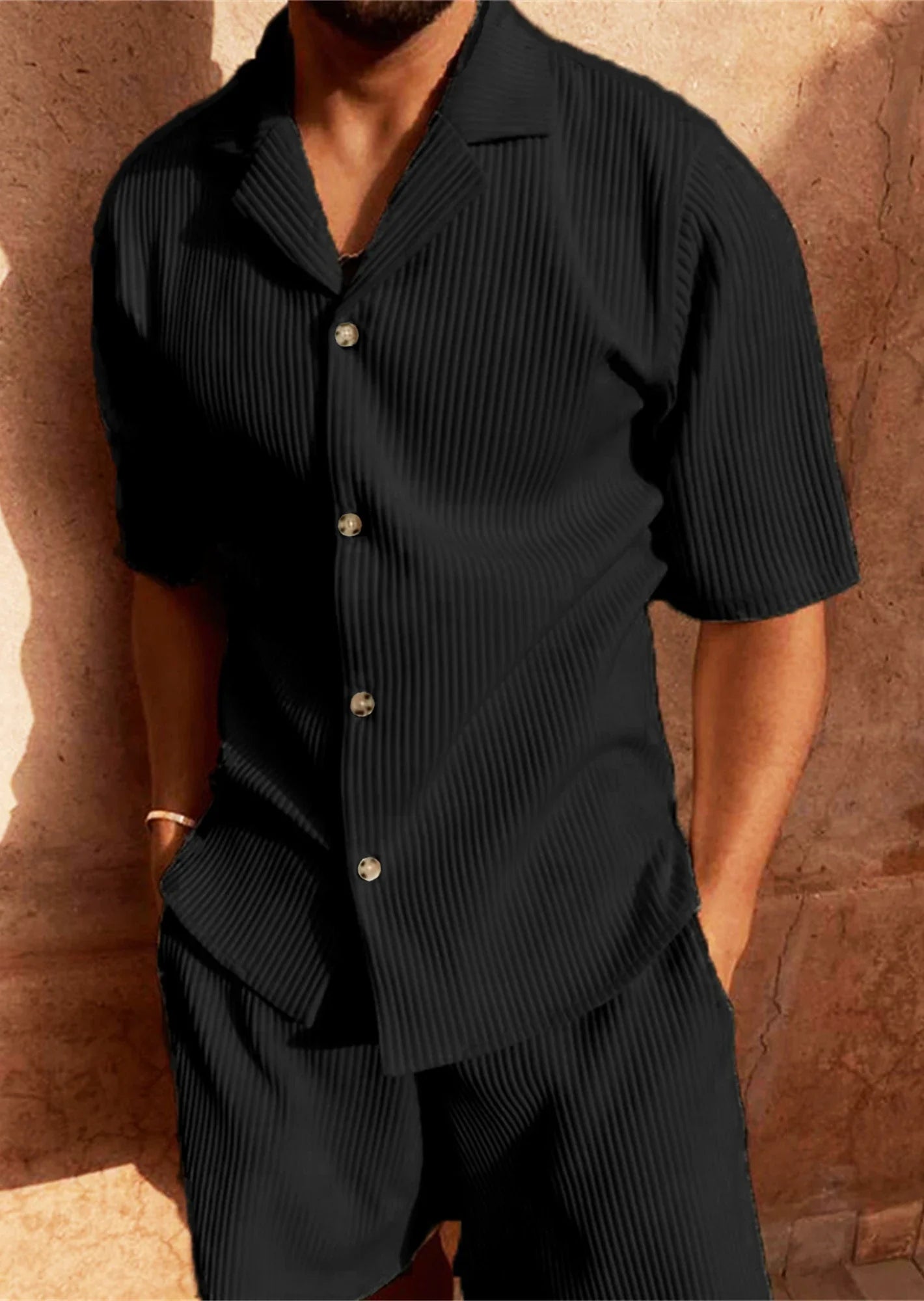 Raffaele men's elegant summer two-piece set – Avinos Milano
