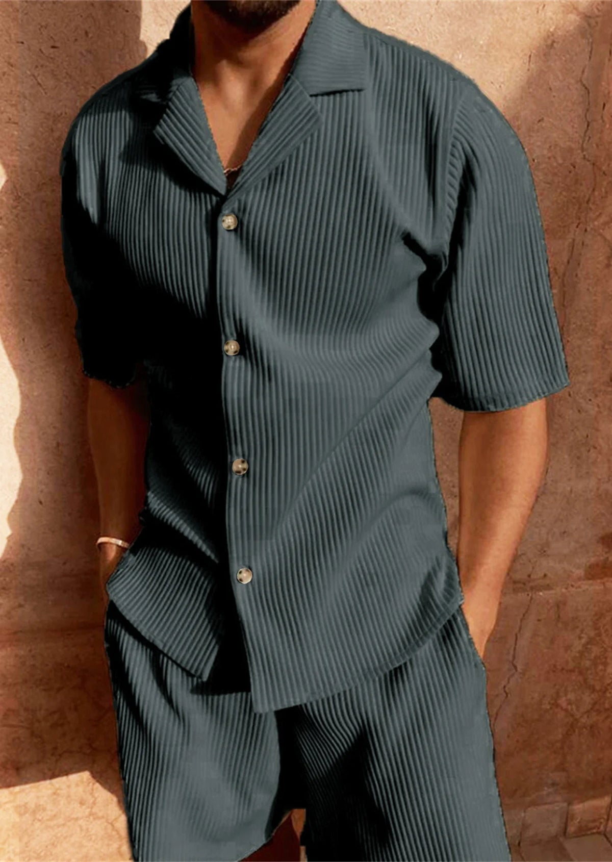 Raffaele men's elegant summer two-piece set, additional view