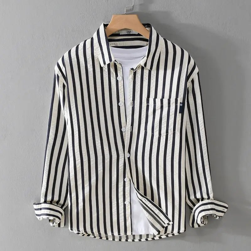 Tulum men's linen shirt, alternate view