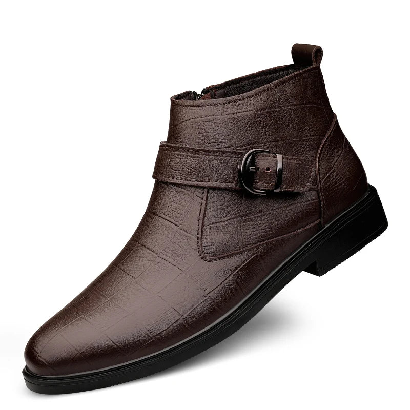 Antonio men's leather boots – Avinos Milano