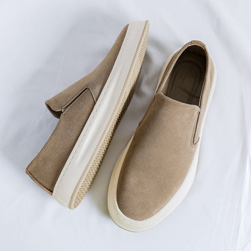 Men's suede loafers, view 4
