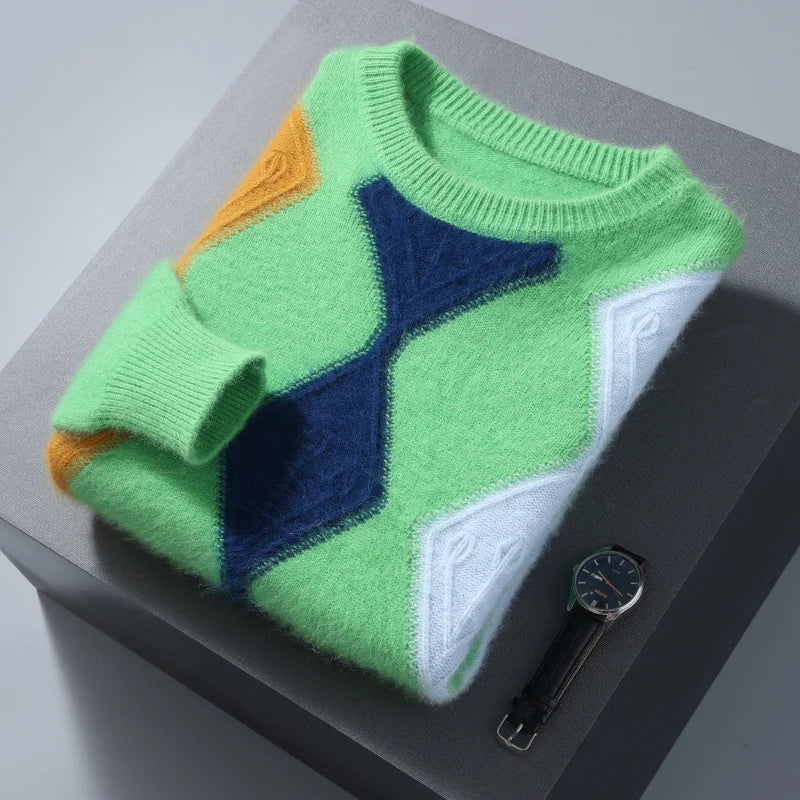 Umberto men's cashmere sweater, alternate view