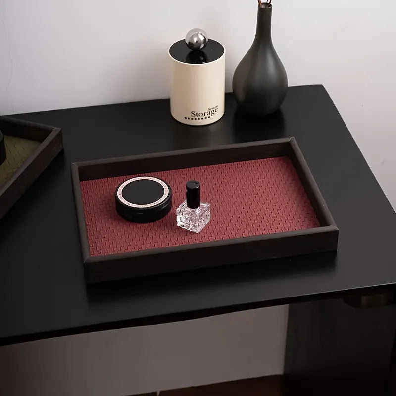 Valletto wine red tray