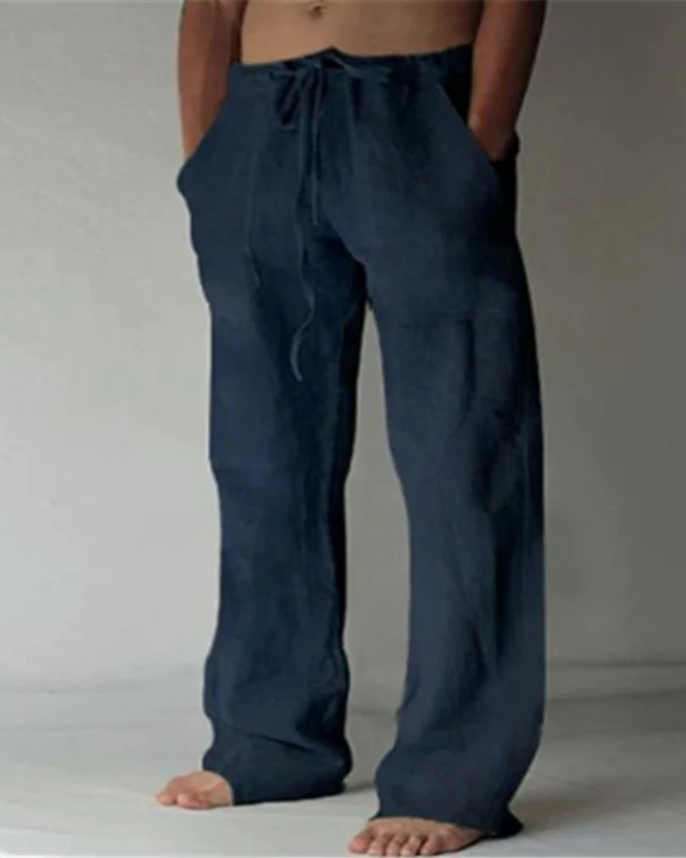Valerio men's breathable linen pants – Avinos Milano